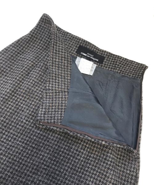tricot COMME des GARCONS（トリココムデギャルソン）tricot COMME des GARCONS (トリココムデギャルソン) 80's チェックスカート ブラウン サイズ:Sの古着・服飾アイテム
