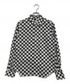 ROBE DE CHAMBRE COMME DES GARCONSローブドシャンブル コムデギャルソン）の古着「チェッカーフラッグシャツ」｜ホワイト