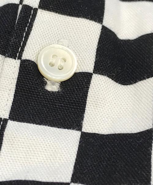ROBE DE CHAMBRE COMME DES GARCONS（ローブドシャンブル コムデギャルソン）ROBE DE CHAMBRE COMME DES GARCONS (ローブドシャンブル コムデギャルソン) チェッカーフラッグシャツ ホワイト サイズ:Sの古着・服飾アイテム