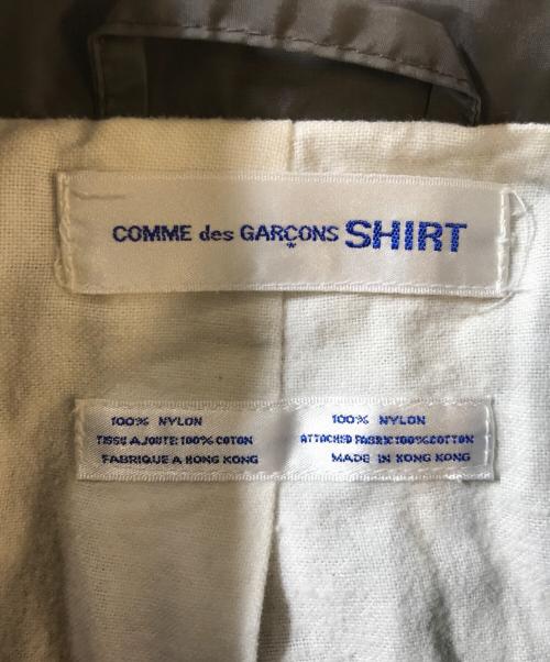 COMME des GARCONS SHIRT（コムデギャルソンシャツ）COMME des GARCONS SHIRT (コムデギャルソンシャツ) ナイロンコート グレー サイズ:表記なしの古着・服飾アイテム