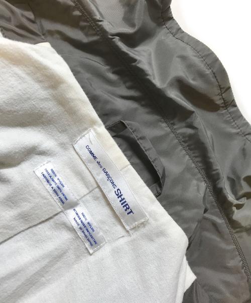 COMME des GARCONS SHIRT（コムデギャルソンシャツ）COMME des GARCONS SHIRT (コムデギャルソンシャツ) ナイロンコート グレー サイズ:表記なしの古着・服飾アイテム