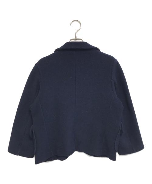 tricot COMME des GARCONS（トリココムデギャルソン）tricot COMME des GARCONS (トリココムデギャルソン) 丸襟ジャケット ネイビー サイズ:表記なしの古着・服飾アイテム