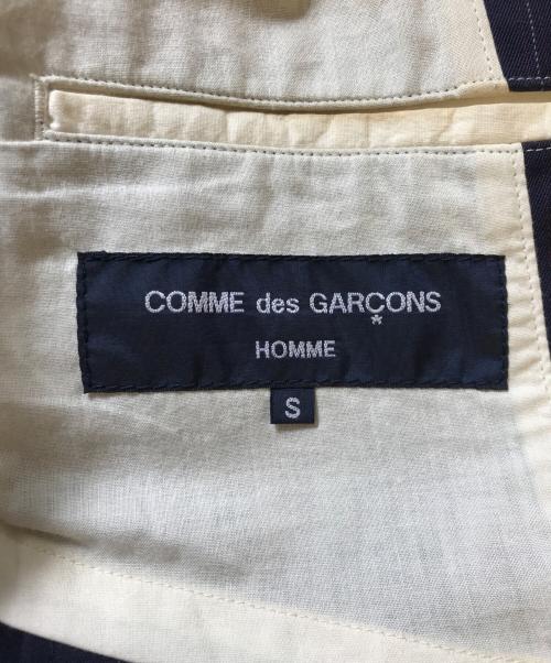 COMME des GARCONS HOMME（コムデギャルソン オム）COMME des GARCONS HOMME (コムデギャルソン オム) テーラードジャケット ネイビー サイズ:Sの古着・服飾アイテム