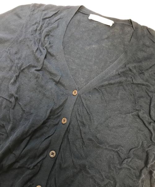 PRADA（プラダ）PRADA (プラダ) シワ加工カーディガン ネイビー サイズ:36の古着・服飾アイテム