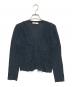 PRADA（プラダ）の古着「シワ加工カーディガン」｜ネイビー