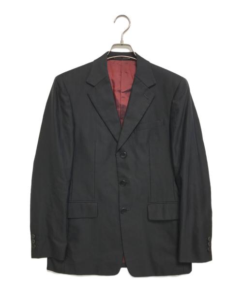 Jean Paul Gaultier homme（ジャンポールゴルチェオム）Jean Paul Gaultier homme (ジャンポールゴルチェオム) テーラードジャケット ブラック サイズ:44の古着・服飾アイテム