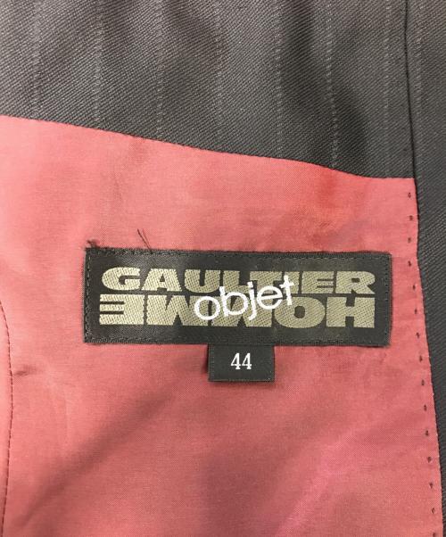 Jean Paul Gaultier homme（ジャンポールゴルチェオム）Jean Paul Gaultier homme (ジャンポールゴルチェオム) テーラードジャケット ブラック サイズ:44の古着・服飾アイテム