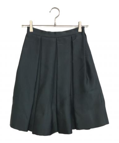【美品】PRADA プラダ プリントスカート ボックスプリーツ36 中古・古着通販】PRADA (プラダ) プリーツスカート グレー サイズ:36