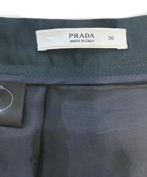 PRADA（プラダ）PRADA (プラダ) プリーツスカート グレー サイズ:36の古着・服飾アイテム