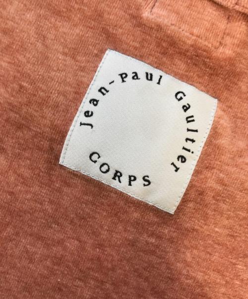 Jean Paul Gaultier homme（ジャンポールゴルチェオム）Jean Paul Gaultier homme (ジャンポールゴルチェオム) ベロアTシャツ ピンク サイズ:Mの古着・服飾アイテム