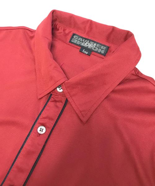 Jean Paul Gaultier homme（ジャンポールゴルチェオム）Jean Paul Gaultier homme (ジャンポールゴルチェオム) 半袖シャツ レッド サイズ:Freeの古着・服飾アイテム