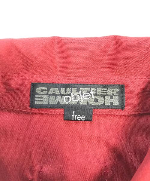 Jean Paul Gaultier homme（ジャンポールゴルチェオム）Jean Paul Gaultier homme (ジャンポールゴルチェオム) 半袖シャツ レッド サイズ:Freeの古着・服飾アイテム