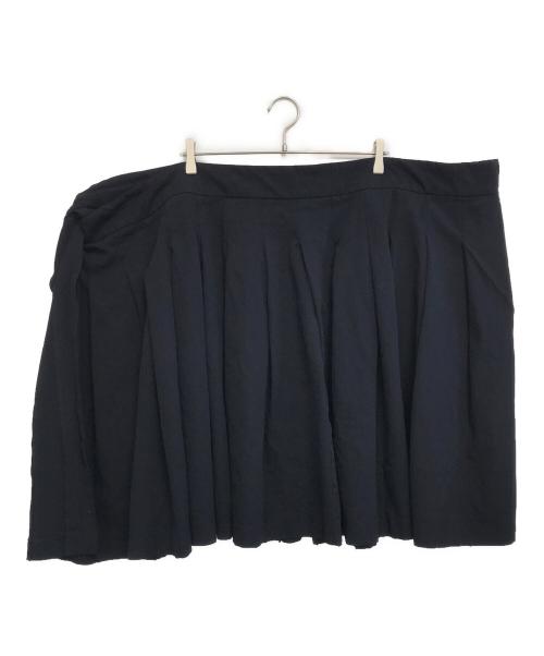 COMME des GARCONS（コムデギャルソン）COMME des GARCONS (コムデギャルソン) ポリ縮ラップスカート ネイビー サイズ:XSの古着・服飾アイテム
