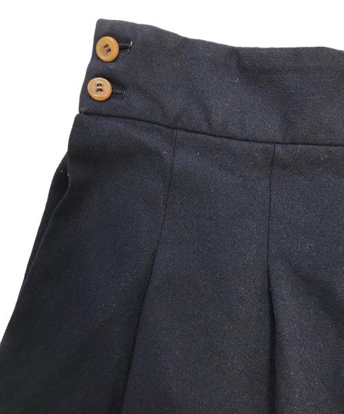 COMME des GARCONS（コムデギャルソン）COMME des GARCONS (コムデギャルソン) ポリ縮ラップスカート ネイビー サイズ:XSの古着・服飾アイテム