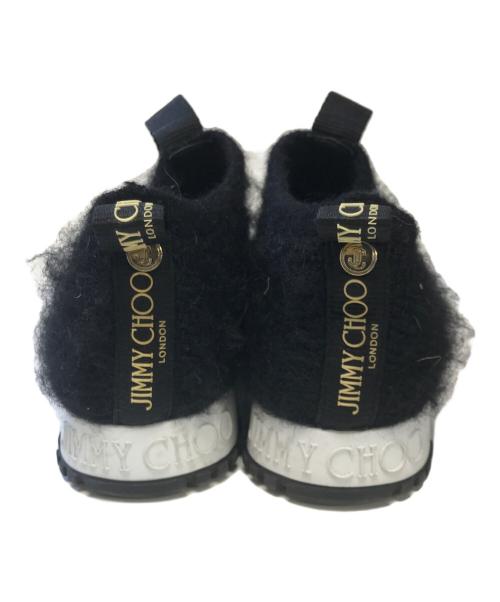 JIMMY CHOO（ジミーチュウ）JIMMY CHOO (ジミーチュウ) NORWAY.KWAスリッポン ブラック サイズ:表記なしの古着・服飾アイテム