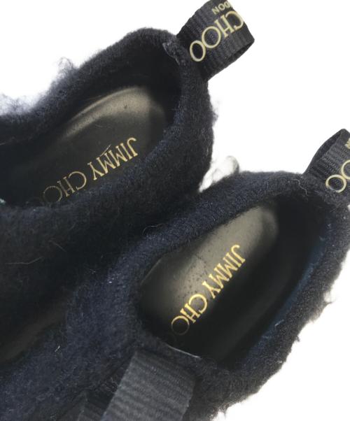 JIMMY CHOO（ジミーチュウ）JIMMY CHOO (ジミーチュウ) NORWAY.KWAスリッポン ブラック サイズ:表記なしの古着・服飾アイテム