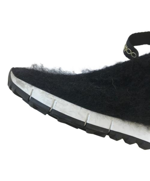 JIMMY CHOO（ジミーチュウ）JIMMY CHOO (ジミーチュウ) NORWAY.KWAスリッポン ブラック サイズ:表記なしの古着・服飾アイテム