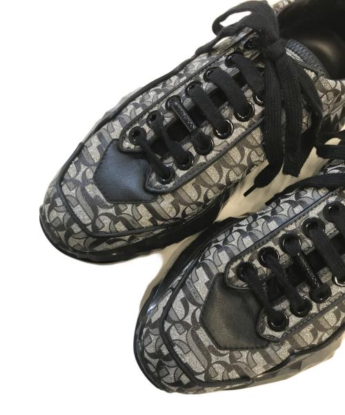 JIMMY CHOO（ジミーチュウ）JIMMY CHOO (ジミーチュウ) ダイヤモンドスニーカー ブラック サイズ:36の古着・服飾アイテム