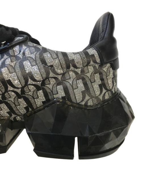 JIMMY CHOO（ジミーチュウ）JIMMY CHOO (ジミーチュウ) ダイヤモンドスニーカー ブラック サイズ:36の古着・服飾アイテム