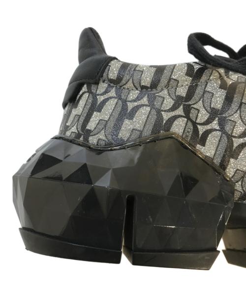 JIMMY CHOO（ジミーチュウ）JIMMY CHOO (ジミーチュウ) ダイヤモンドスニーカー ブラック サイズ:36の古着・服飾アイテム