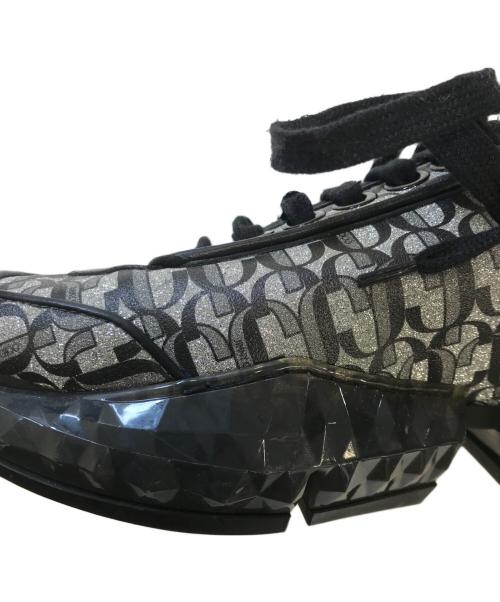 JIMMY CHOO（ジミーチュウ）JIMMY CHOO (ジミーチュウ) ダイヤモンドスニーカー ブラック サイズ:36の古着・服飾アイテム