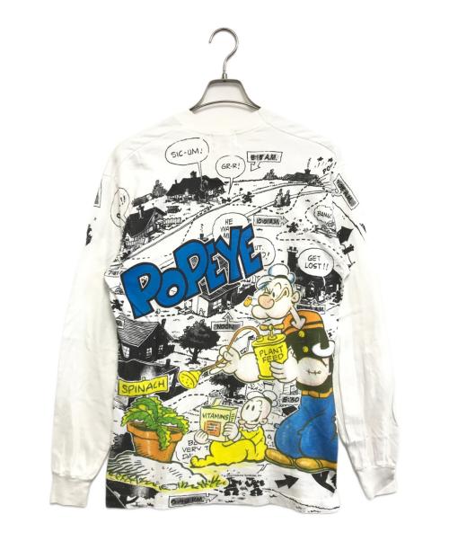 FRUIT OF THE LOOM（フルーツオブザルーム）FRUIT OF THE LOOM (フルーツオブザルーム) ロングスリーブTシャツ ホワイト サイズ:Lの古着・服飾アイテム