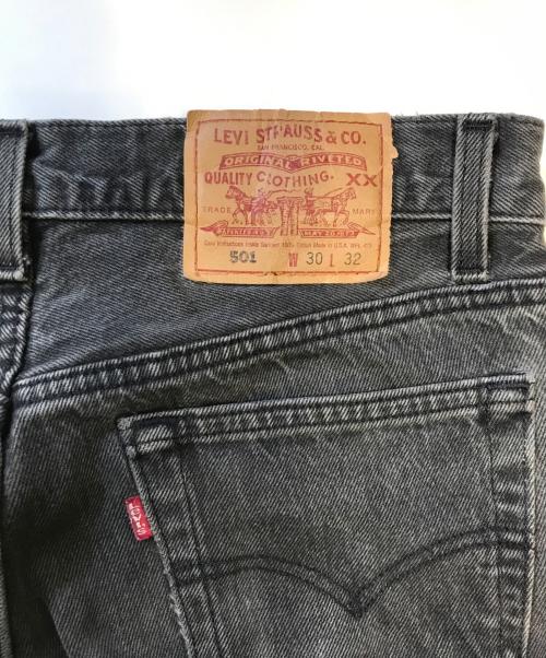 LEVI'S（リーバイス）LEVI'S (リーバイス) 501 後染めデニムパンツ ブラック サイズ:W30×L32の古着・服飾アイテム