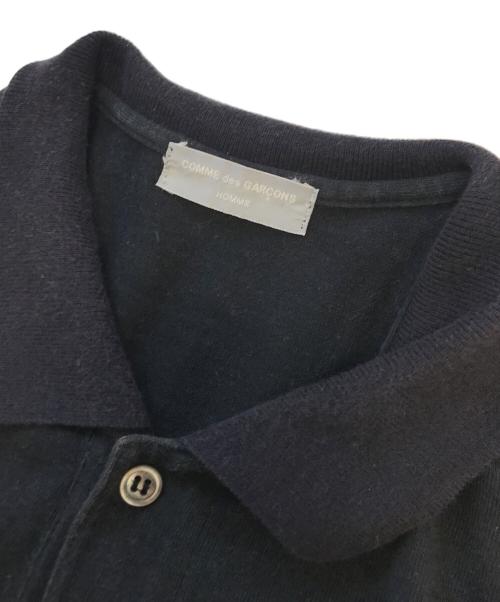 COMME des GARCONS HOMME（コムデギャルソン オム）COMME des GARCONS HOMME (コムデギャルソン オム) ポロシャツ ブラック サイズ:表記なしの古着・服飾アイテム