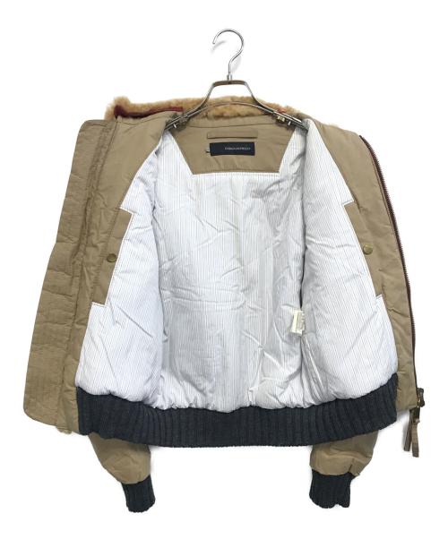 DSQUARED2（ディースクエアード）DSQUARED2 (ディースクエアード) フライトジャケット ブラウン サイズ:46の古着・服飾アイテム