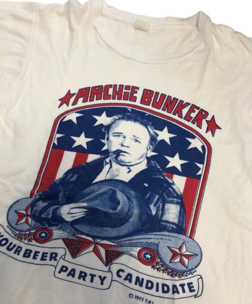 USED（ユーズド）USED (ユーズド) プリントTシャツ ホワイト サイズ:LARGEの古着・服飾アイテム