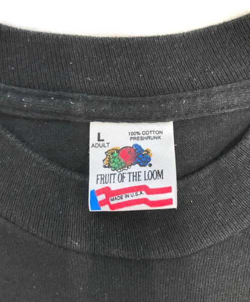 FRUIT OF THE LOOM（フルーツオブザルーム）FRUIT OF THE LOOM (フルーツオブザルーム) プリントTシャツ ブラック サイズ:Lの古着・服飾アイテム
