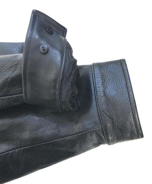 BANANA REPUBLIC（バナナリパブリック）BANANA REPUBLIC (バナナリパブリック) レザージャケット ブラック サイズ:Sの古着・服飾アイテム