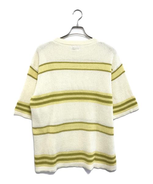 HUMAN MADE（ヒューマンメイド）HUMAN MADE (ヒューマンメイド) ボーダーニット イエロー サイズ:XLの古着・服飾アイテム