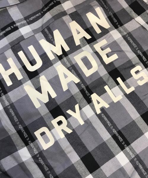 HUMAN MADE（ヒューマンメイド）HUMAN MADE (ヒューマンメイド) OPEN COLLAR CHECK SHIRT ブラック サイズ:XLの古着・服飾アイテム