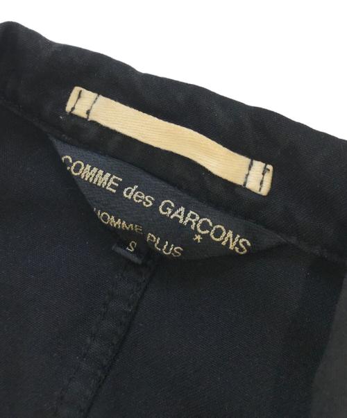 COMME des GARCONS HOMME PLUS（コムデギャルソンオムプリュス）COMME des GARCONS HOMME PLUS (コムデギャルソンオムプリュス) ポリ縮絨テーラードジャケット ブラック サイズ:Sの古着・服飾アイテム