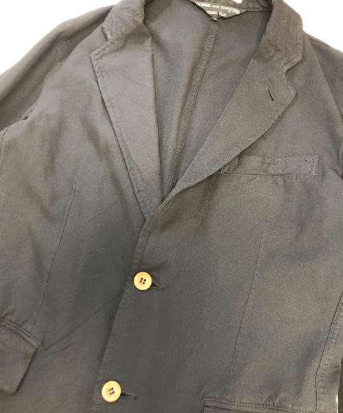 COMME des GARCONS HOMME PLUS（コムデギャルソンオムプリュス）COMME des GARCONS HOMME PLUS (コムデギャルソンオムプリュス) ポリ縮絨テーラードジャケット ブラック サイズ:Sの古着・服飾アイテム