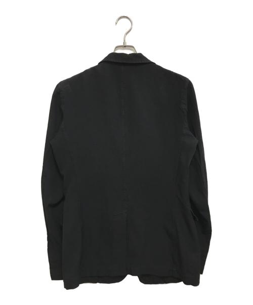 COMME des GARCONS HOMME PLUS（コムデギャルソンオムプリュス）COMME des GARCONS HOMME PLUS (コムデギャルソンオムプリュス) ポリ縮絨テーラードジャケット ブラック サイズ:Sの古着・服飾アイテム