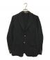 COMME des GARCONS HOMME PLUS（コムデギャルソンオムプリュス）の古着「ポリ縮絨テーラードジャケット」｜ブラック