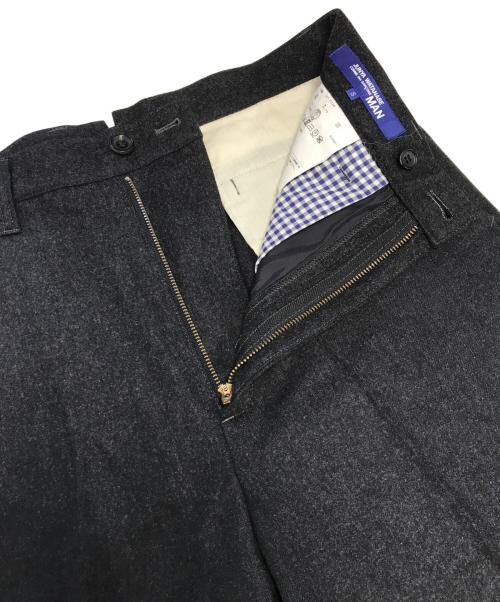 COMME des GARCONS JUNYA WATANABE MAN（コム デ ギャルソン ジュンヤ ワタナベ マン）COMME des GARCONS JUNYA WATANABE MAN (コム デ ギャルソン ジュンヤ ワタナベ マン) ウールスラックス グレー サイズ:Sの古着・服飾アイテム