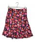 MIU MIU (ミュウミュウ) 総柄スカート レッド×ネイビー サイズ:M：9000円