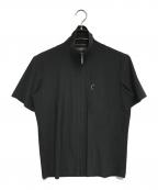 Jean Paul Gaultier hommeジャンポールゴルチェオム）の古着「ジップアップS/Sシャツ」｜ブラック