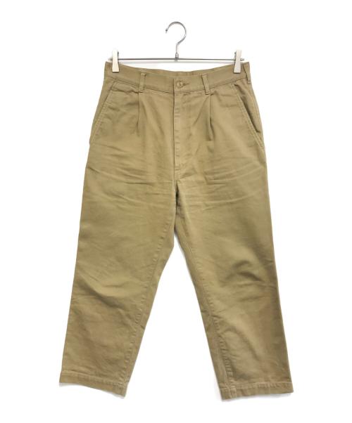 COMME des GARCONS HOMME（コムデギャルソン オム）COMME des GARCONS HOMME (コムデギャルソン オム) タックパンツ カーキ サイズ:XSの古着・服飾アイテム