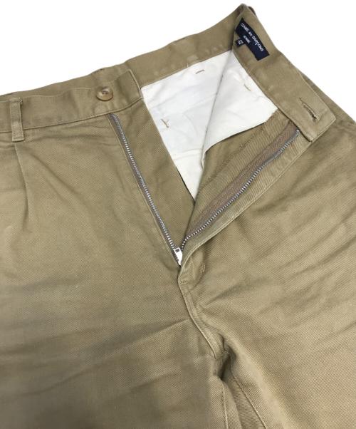 COMME des GARCONS HOMME（コムデギャルソン オム）COMME des GARCONS HOMME (コムデギャルソン オム) タックパンツ カーキ サイズ:XSの古着・服飾アイテム