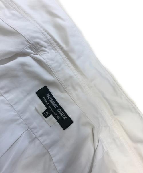 COMME des GARCONS HOMME DEUX（コムデギャルソン オム ドゥ）COMME des GARCONS HOMME DEUX (コムデギャルソン オム ドゥ) シャツ ホワイト サイズ:XSの古着・服飾アイテム
