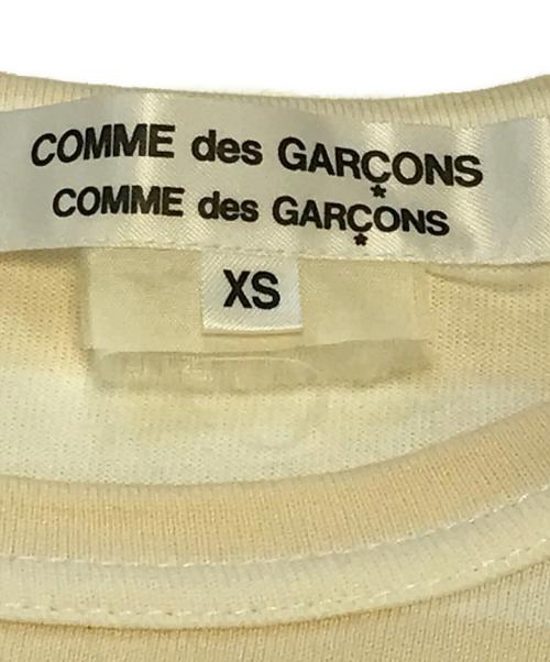 COMME des GARCONS COMME des GARCONS（コムデギャルソン コムデギャルソン）COMME des GARCONS COMME des GARCONS (コムデギャルソン コムデギャルソン) ボーダーカットソー ベージュ サイズ:XSの古着・服飾アイテム