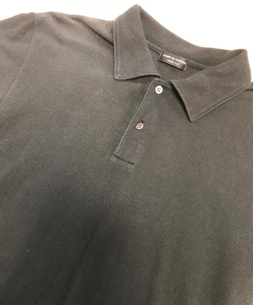 COMME des GARCONS HOMME PLUS（コムデギャルソンオムプリュス）COMME des GARCONS HOMME PLUS (コムデギャルソンオムプリュス) 00's ポロシャツ ブラック サイズ:表記なしの古着・服飾アイテム