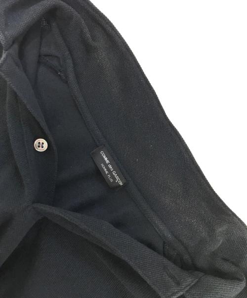COMME des GARCONS HOMME PLUS（コムデギャルソンオムプリュス）COMME des GARCONS HOMME PLUS (コムデギャルソンオムプリュス) 00's ポロシャツ ブラック サイズ:表記なしの古着・服飾アイテム