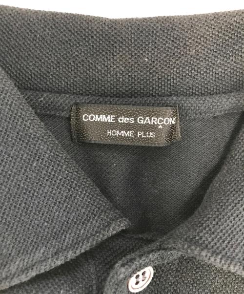 COMME des GARCONS HOMME PLUS（コムデギャルソンオムプリュス）COMME des GARCONS HOMME PLUS (コムデギャルソンオムプリュス) 00's ポロシャツ ブラック サイズ:表記なしの古着・服飾アイテム