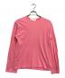 COMME des GARCONS SHIRT（コムデギャルソンシャツ）の古着「バックロゴL/Sカットソー」｜ピンク