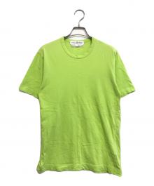 COMME des GARCONS SHIRT（コムデギャルソンシャツ）の古着「バックロゴTシャツ」｜黄緑